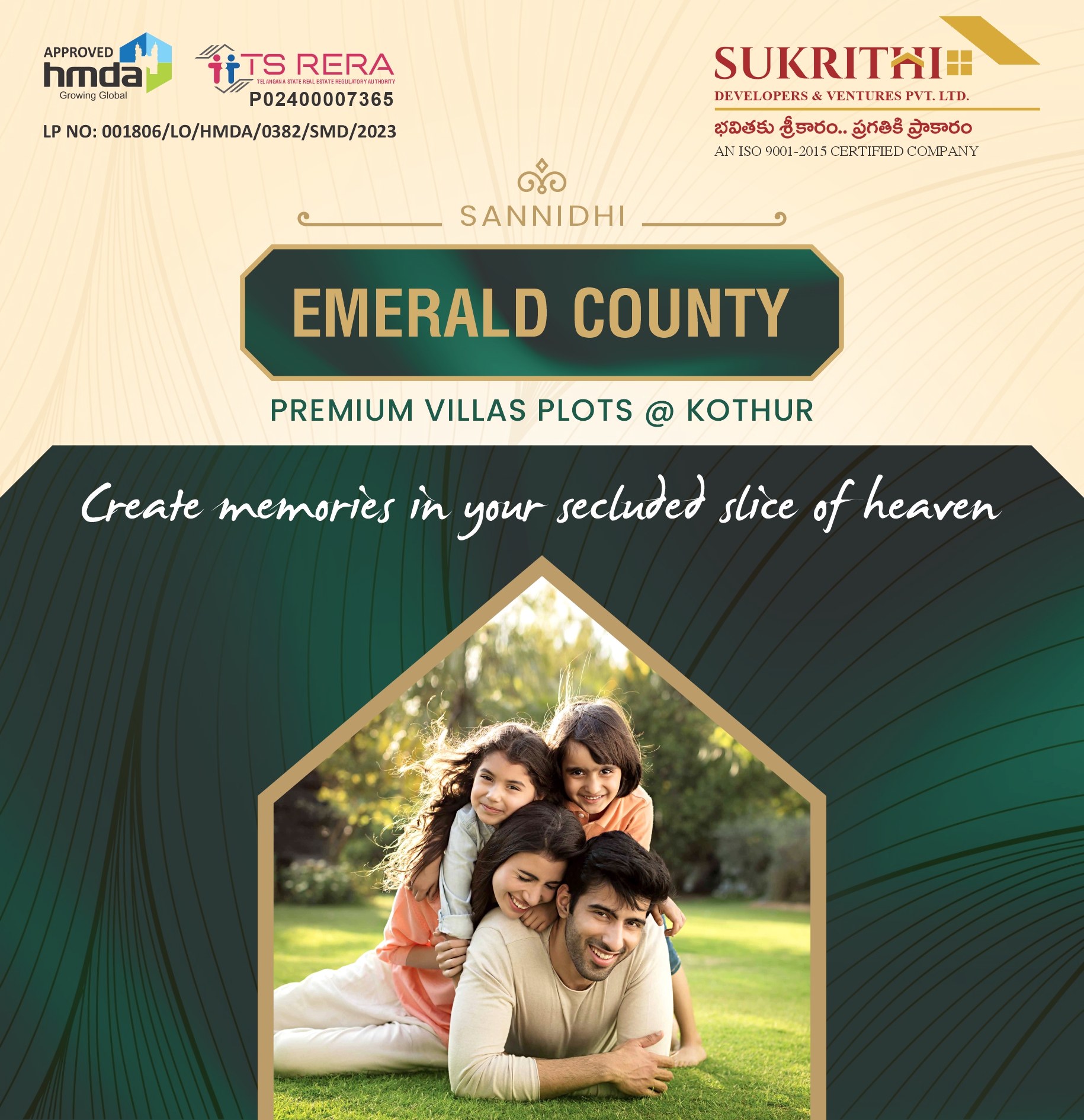 Sannidhi Emerald: Nature-inspired living with premium features.